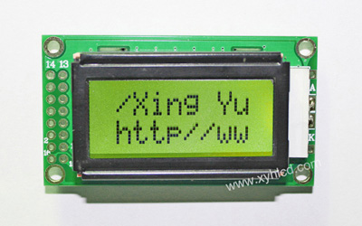 0802字符点阵LCD模组